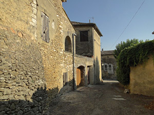 alley in village of vallabix